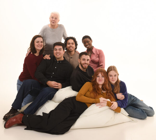 Groepsfoto in de studio bij Fotostudio Smitz in Eeklo