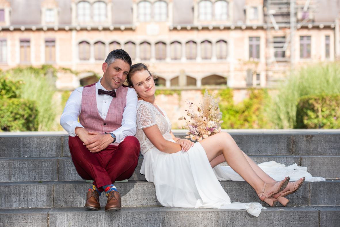 Huwelijksfotografie op locatie door Fotostudio Smitz in Eeklo
