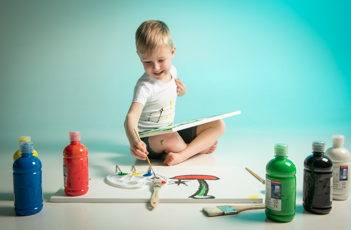 Kinderfotografie in de studio bij Fotostudio Smitz in Eeklo