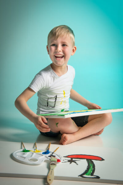 Kinderfotografie in de studio bij Fotostudio Smitz in Eeklo