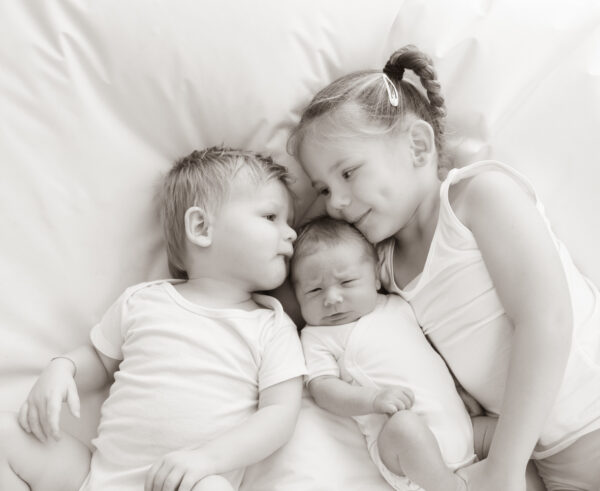 Newborn- en zwangerschapsfotografie in de studio bij Fotostudio Smitz in Eeklo