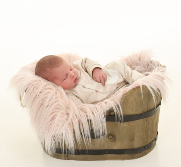 Newborn- en zwangerschapsfotografie in de studio bij Fotostudio Smitz in Eeklo