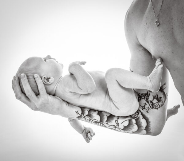 Newborn- en zwangerschapsfotografie in de studio bij Fotostudio Smitz in Eeklo