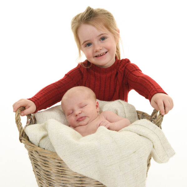 Newborn- en zwangerschapsfotografie in de studio bij Fotostudio Smitz in Eeklo