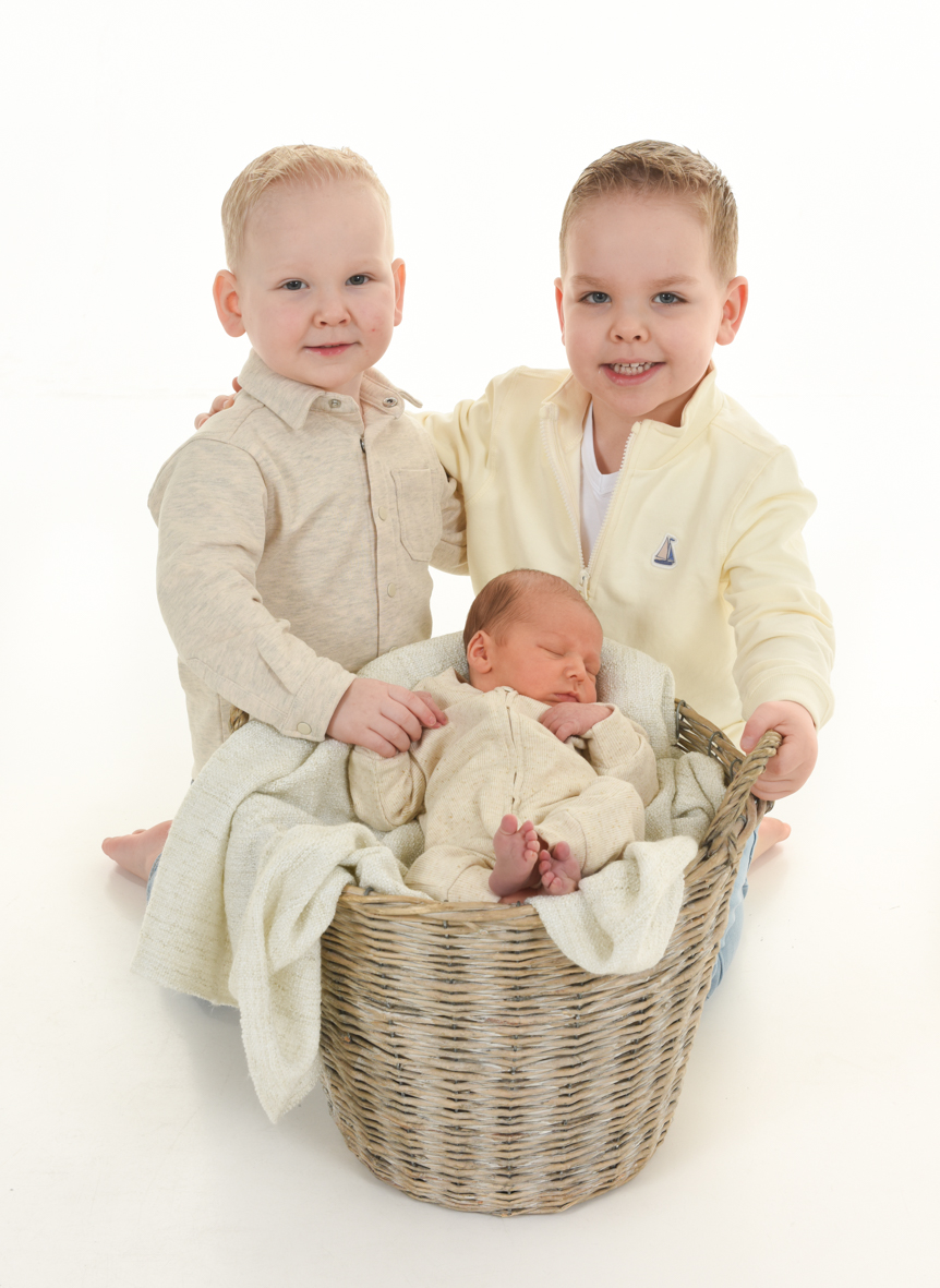 Newborn- en zwangerschapsfotografie in de studio bij Fotostudio Smitz in Eeklo