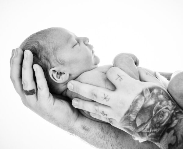 Newborn- en zwangerschapsfotografie in de studio bij Fotostudio Smitz in Eeklo