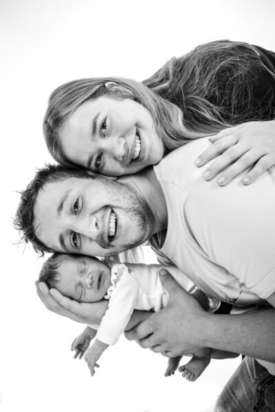 Newborn- en zwangerschapsfotografie in de studio bij Fotostudio Smitz in Eeklo