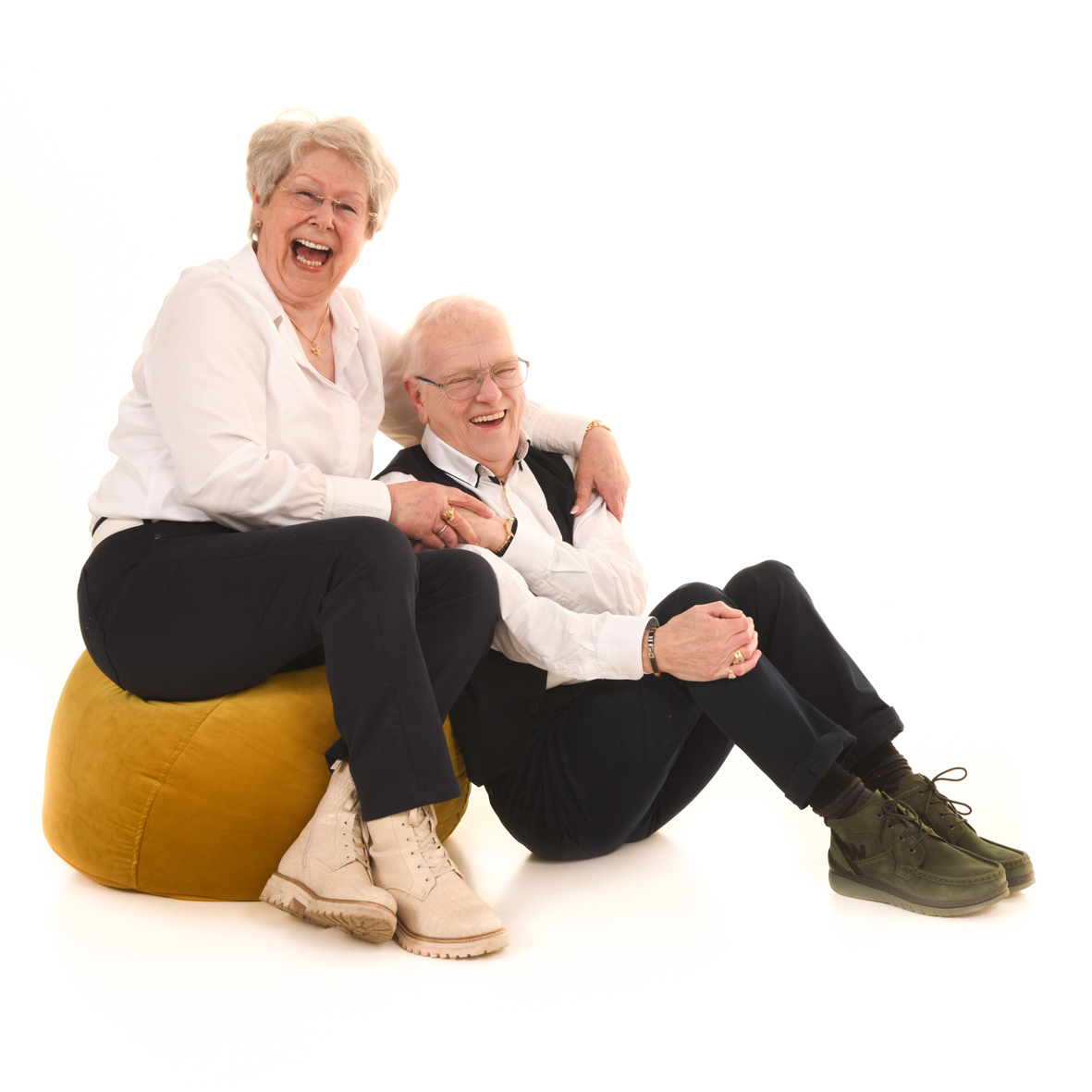 Portretfoto in de studio bij Fotostudio Smitz in Eeklo